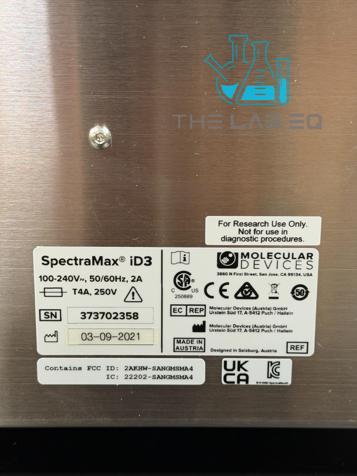 Molecular Devices SpectraMax iD3 Multi-Mode Microplate Reader w/ Software 7