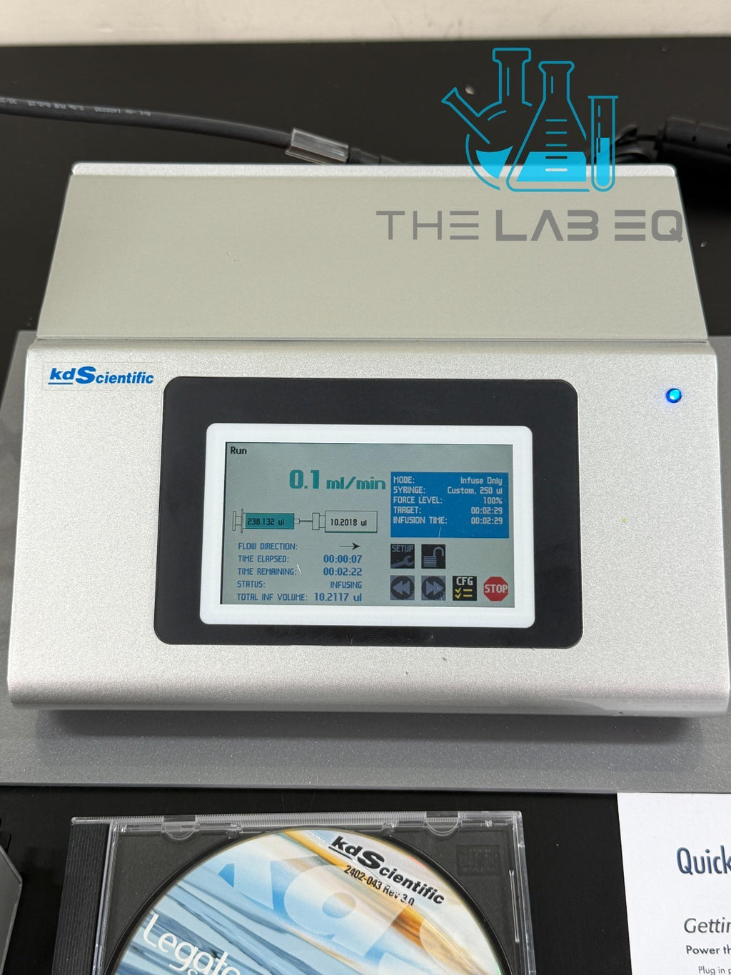 KD Scientific Legato 130 Single Syringe Infuse/Withdraw Syringe Pump w/ Warranty