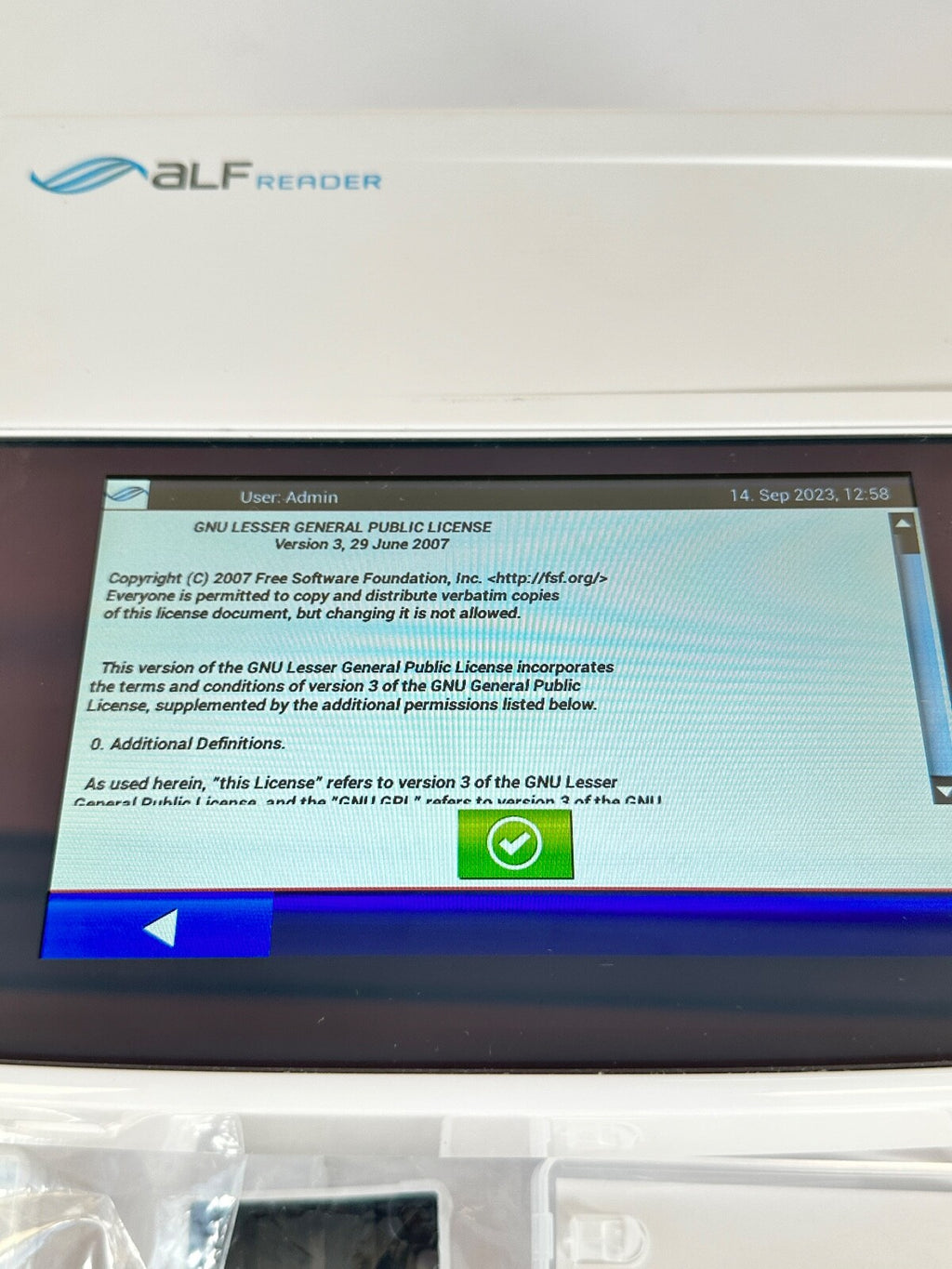 Qiagen aLF Reader ESLR12-MB-6401 w/ Software and Warranty