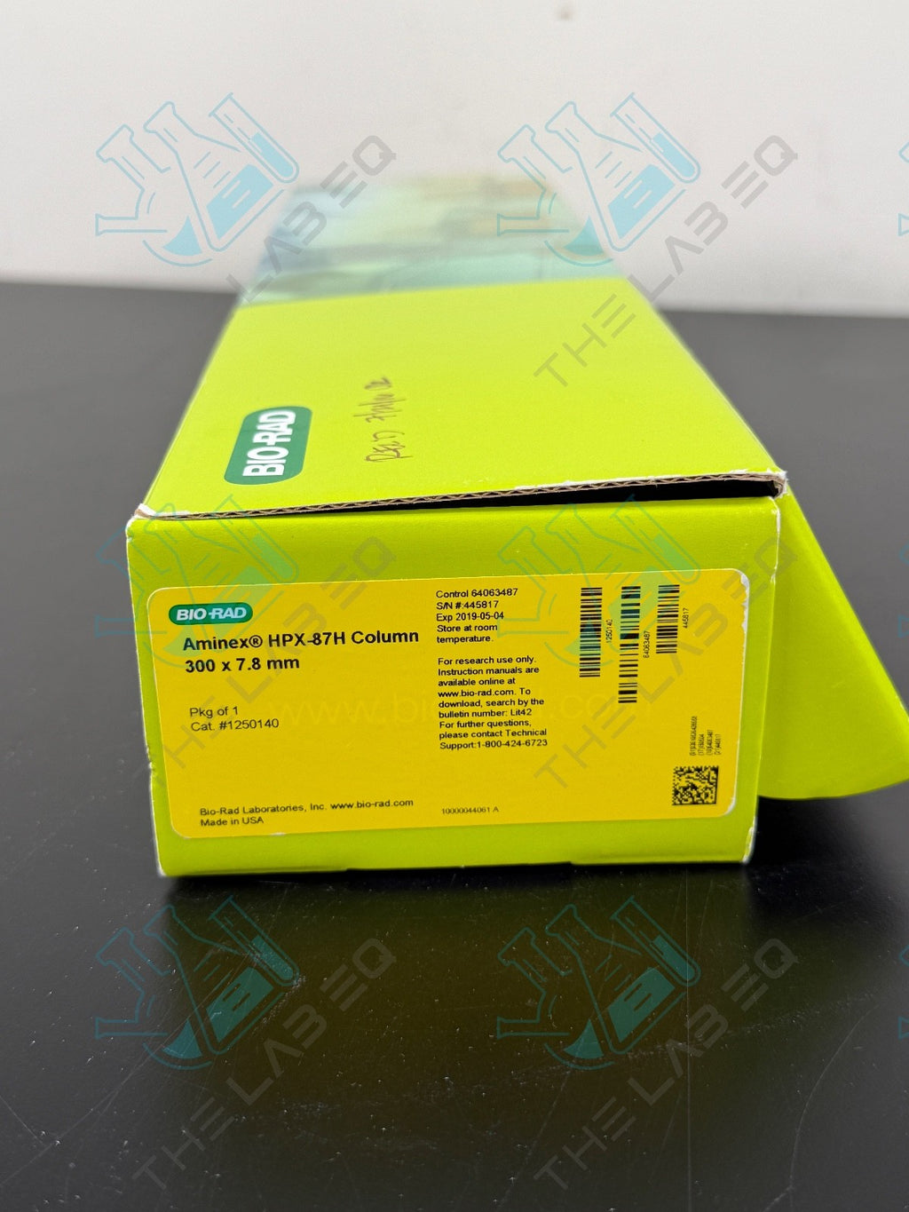 BioRad Aminex HPX-87H, 30 cm x 7.8 mm 8% Crosslinked HPLC Column, 125-0140