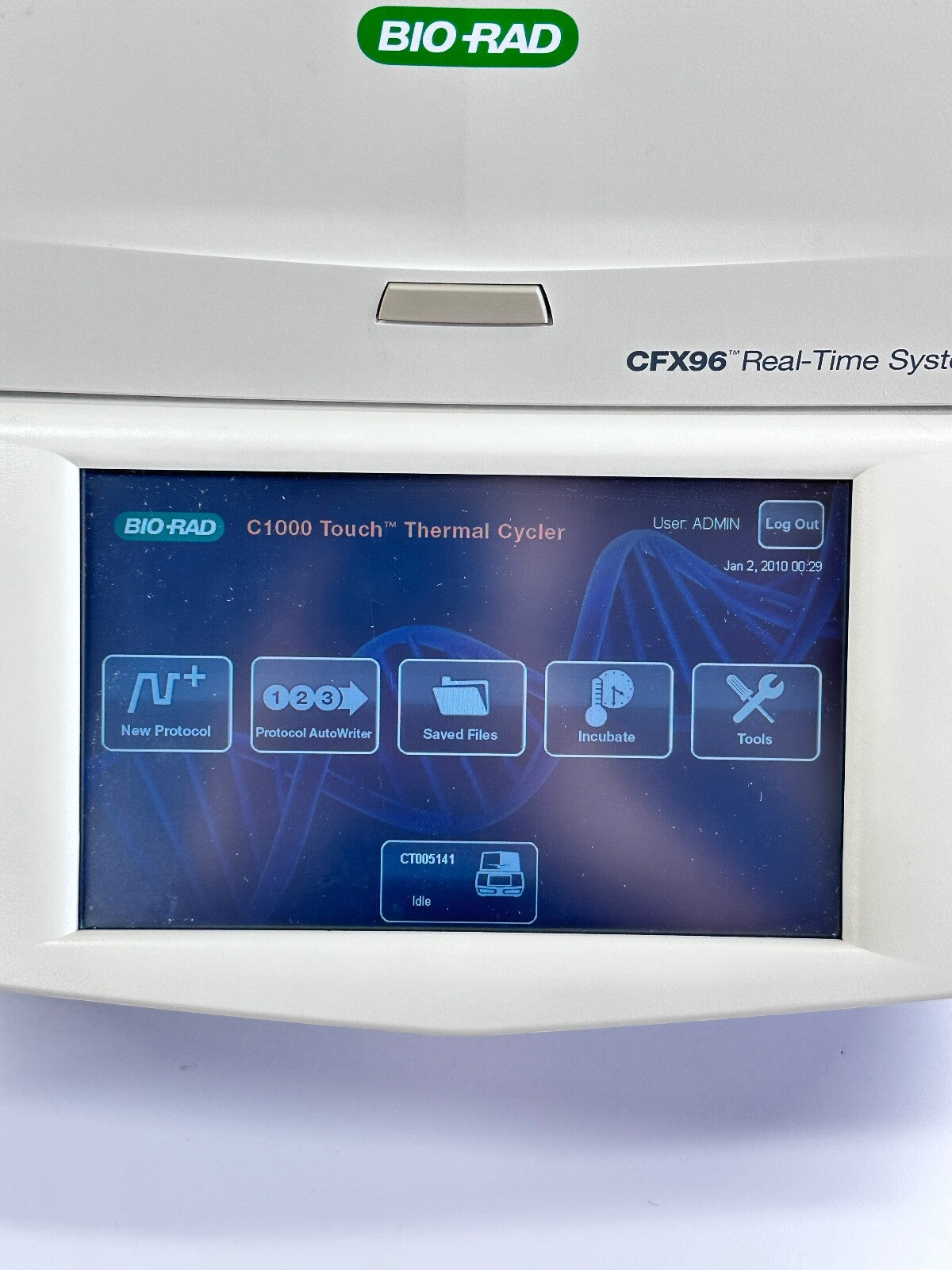 Bio-Rad C1000 Touch Thermal Cycler w CFX96 Optical Module w/laptop and software