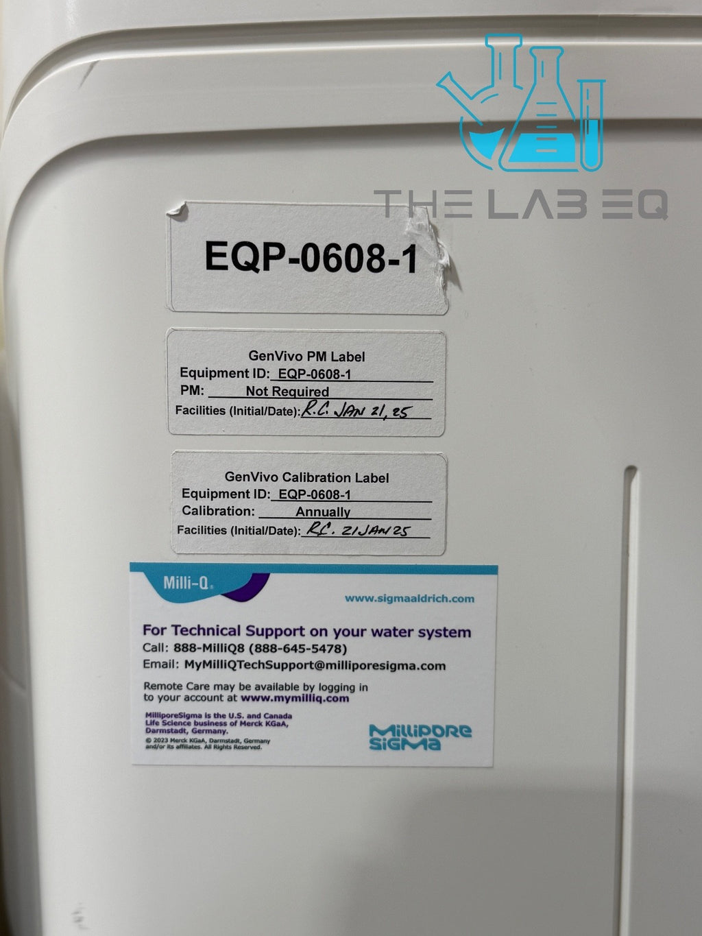 MilliporeSigma Milli-Q® IQ 7005 Water Purification System, 5 L/H w/ 2 Tanks