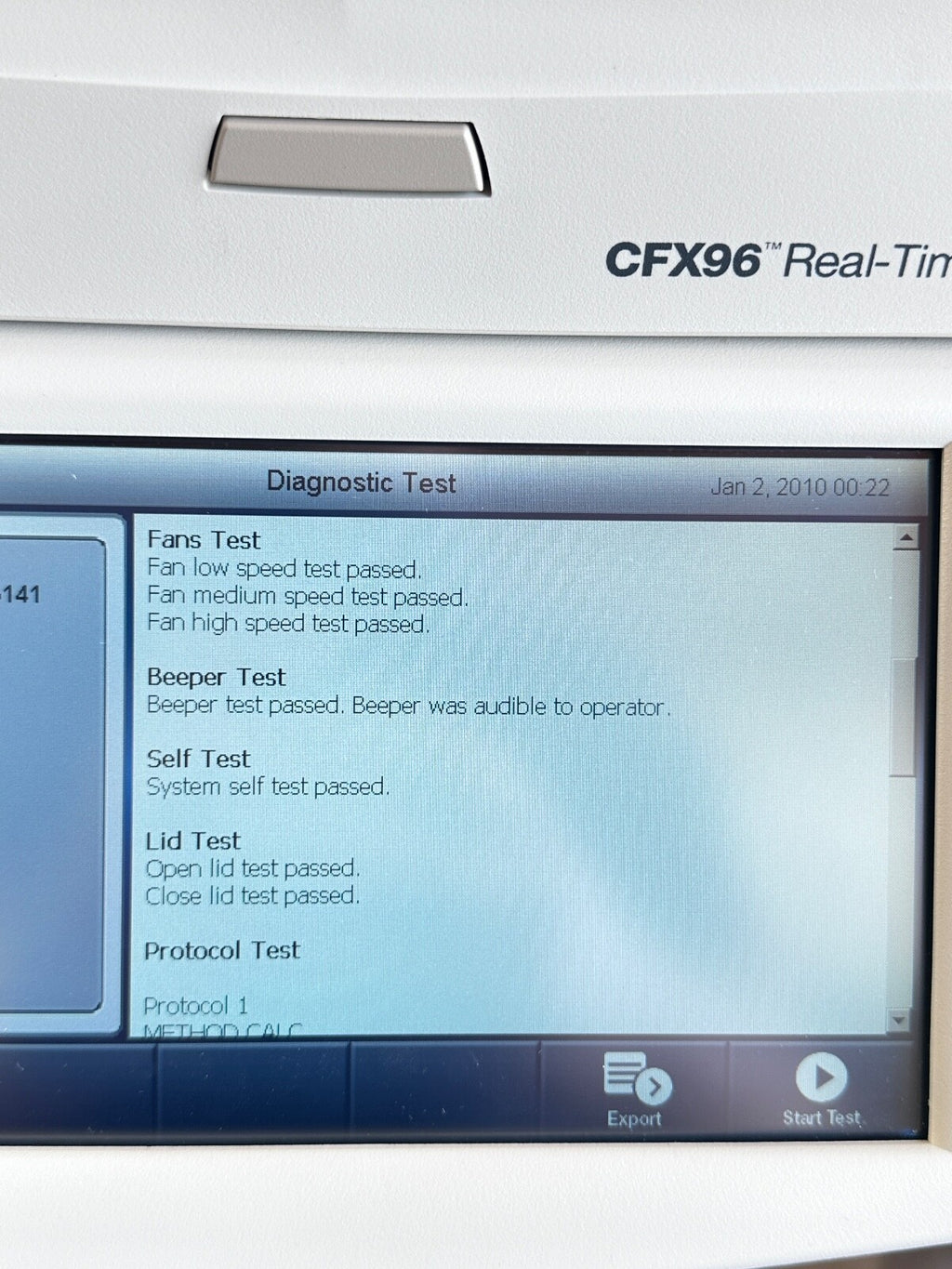 Bio-Rad C1000 Touch Thermal Cycler w CFX96 Optical Module w/laptop and software