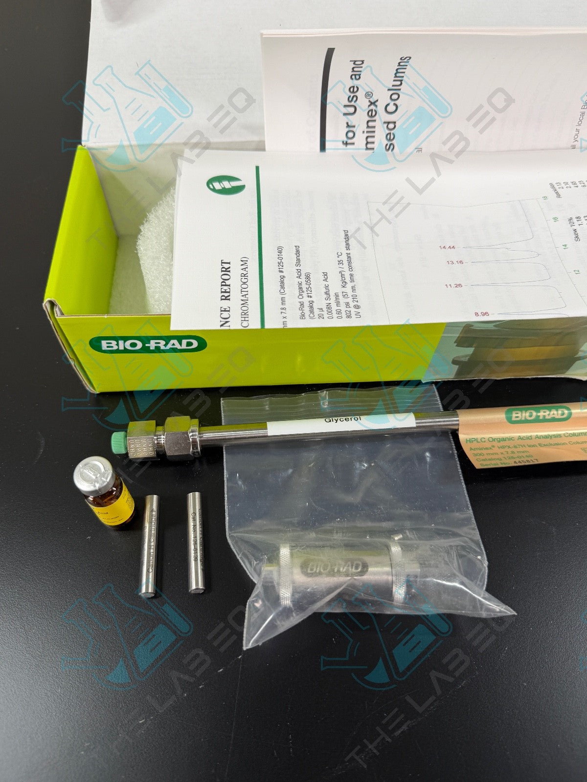 BioRad Aminex HPX-87H, 30 cm x 7.8 mm 8% Crosslinked HPLC Column, 125-0140