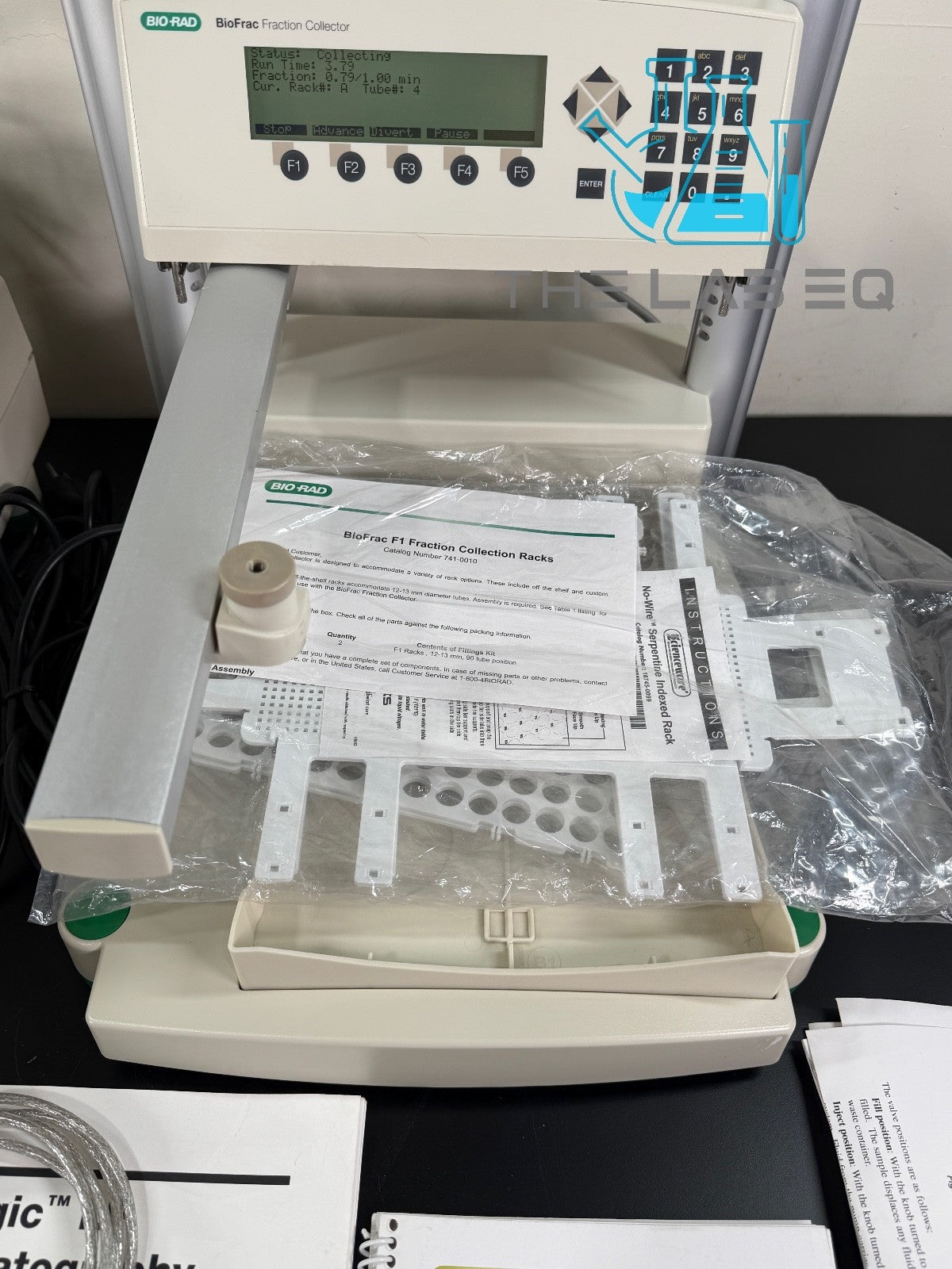 BioRad BioLogic DuoFlow 10 FPLC system with UV Detector w/ Extras