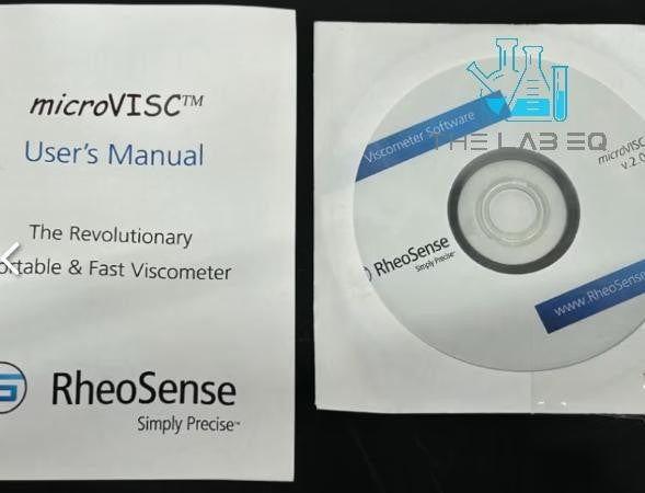 Rheosense µVisc Sample Volume Viscometer Rheometer Portable Meter HVROC-L