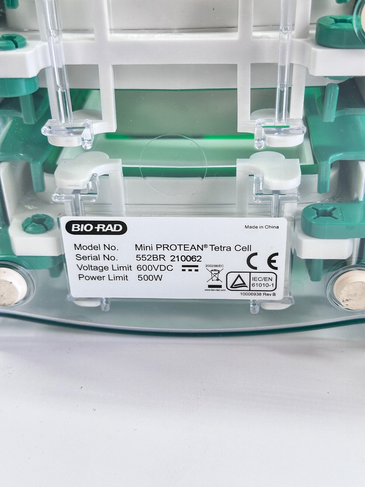 BIO-RAD PowerPac Basic Electrophoresis Power Supply w/ Mini Protean Tetra Cell