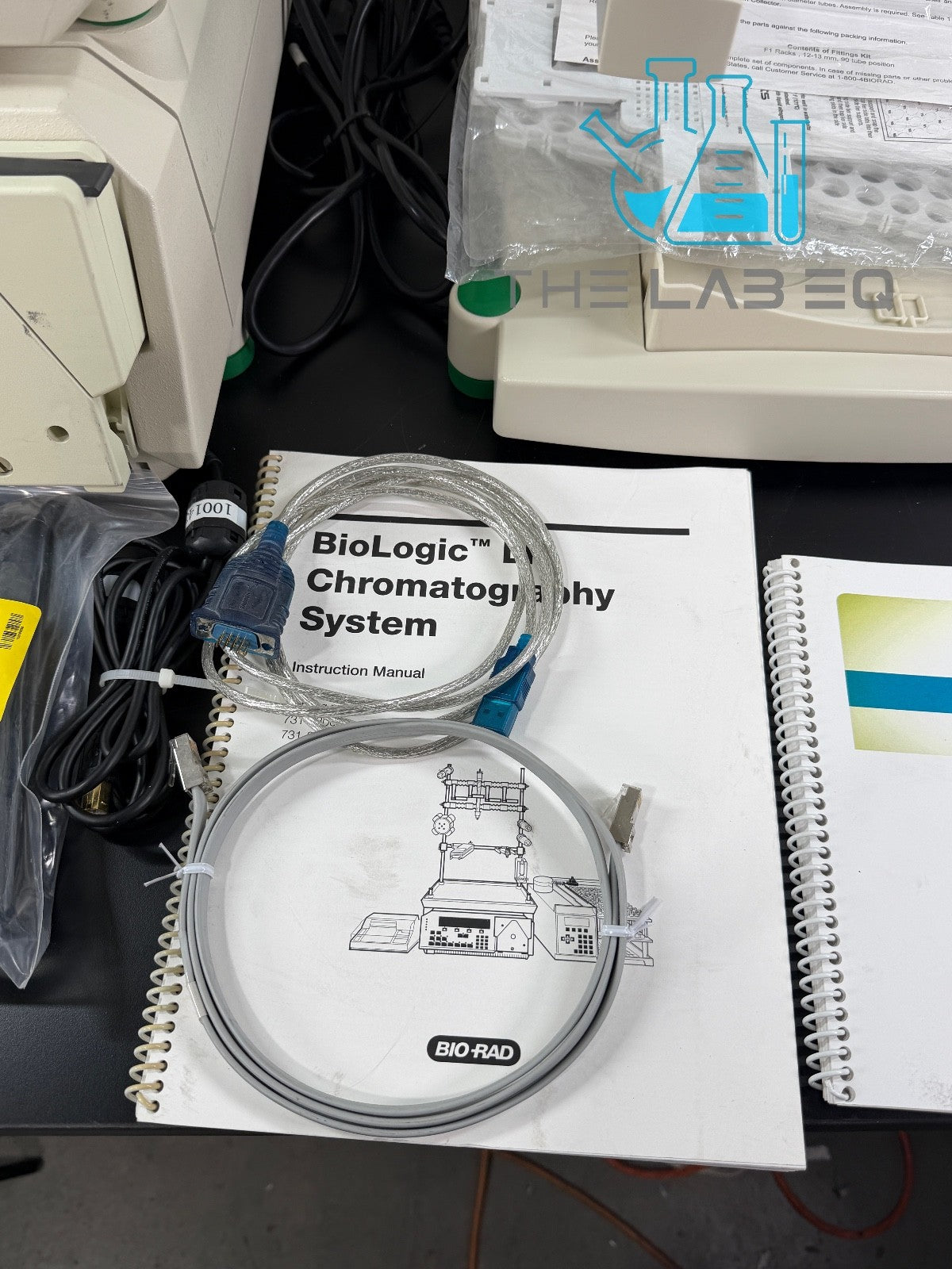 BioRad BioLogic DuoFlow 10 FPLC system with UV Detector w/ Extras