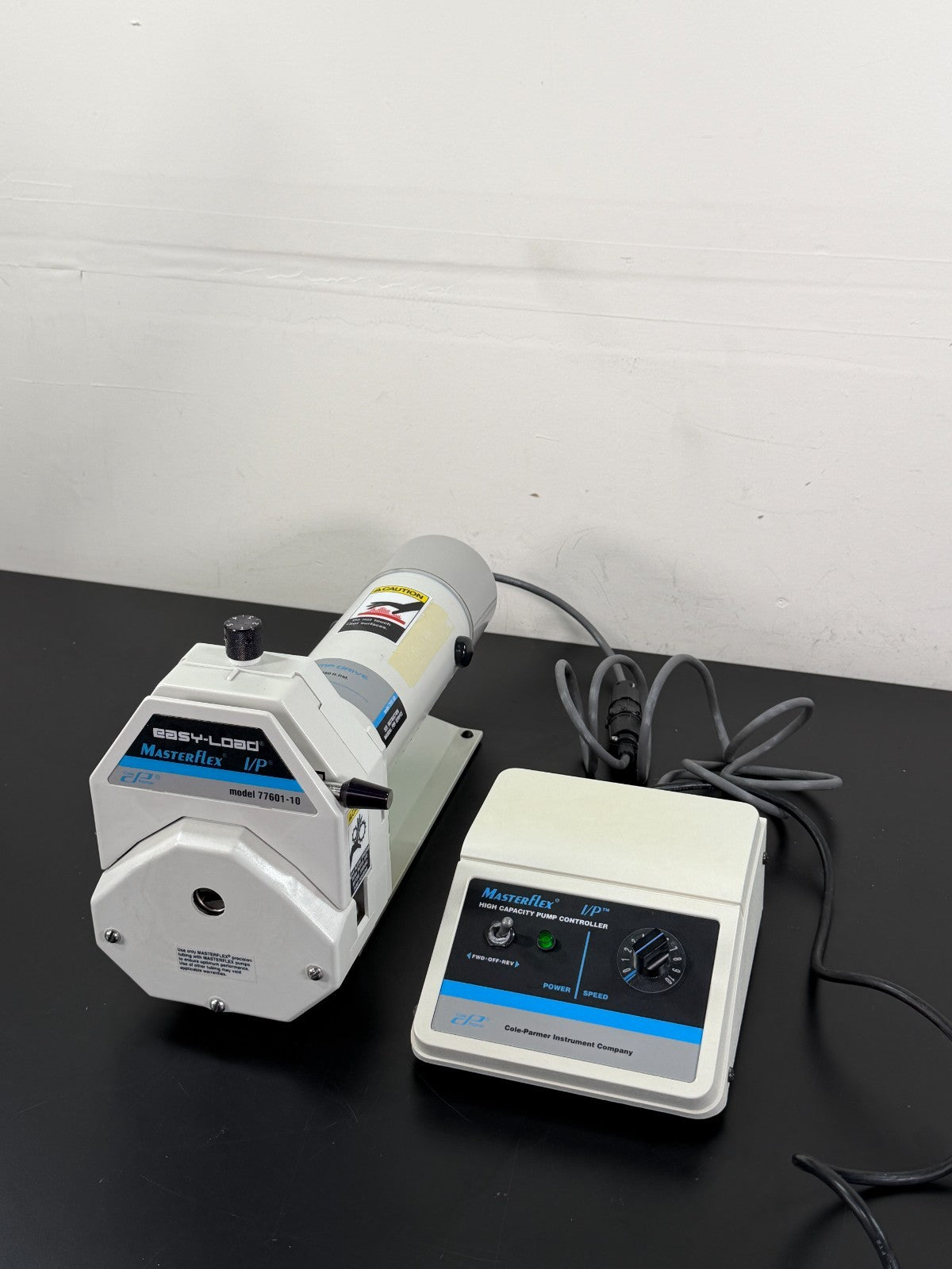 Masterflex I/P 7591-50 Peristaltic Pump Drive & 7591-60 High Capacity Controller