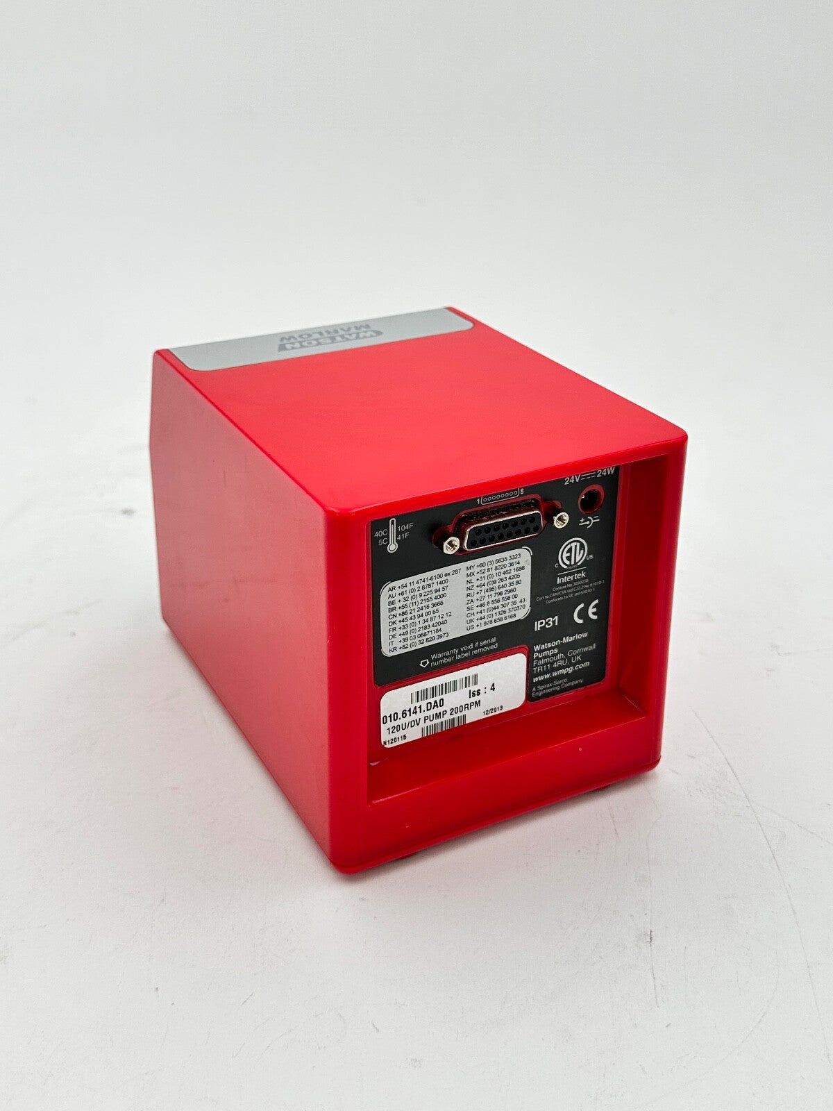 Watson Marlow 120U/DV Analogue Control Variable Speed Pump 010.6141.DA0 w/ Warr