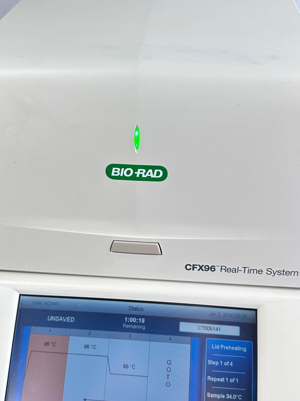 Bio-Rad C1000 Touch Thermal Cycler w CFX96 Optical Module w/laptop and software