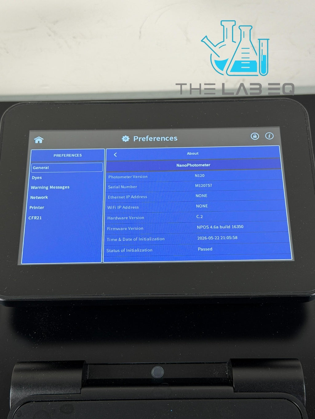 IMPLEN NanoPhotometer N120 Touch - UV/VIS Spectrophotometer w/Warranty