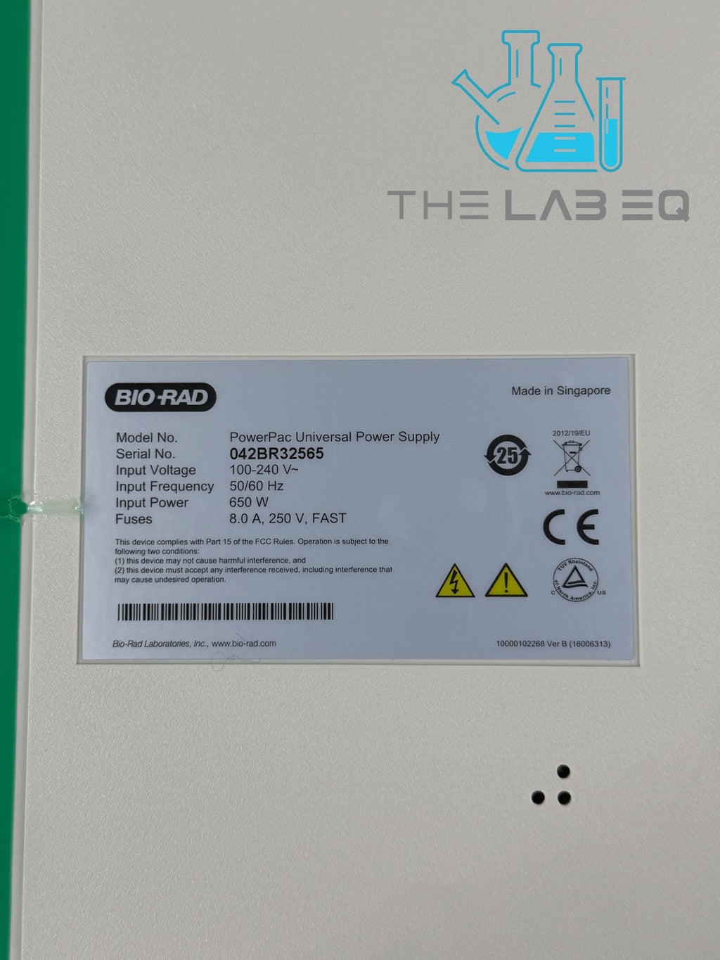 Bio-Rad PowerPac Universal Power Supply 500V, 2.5A, 500W electrophoresis