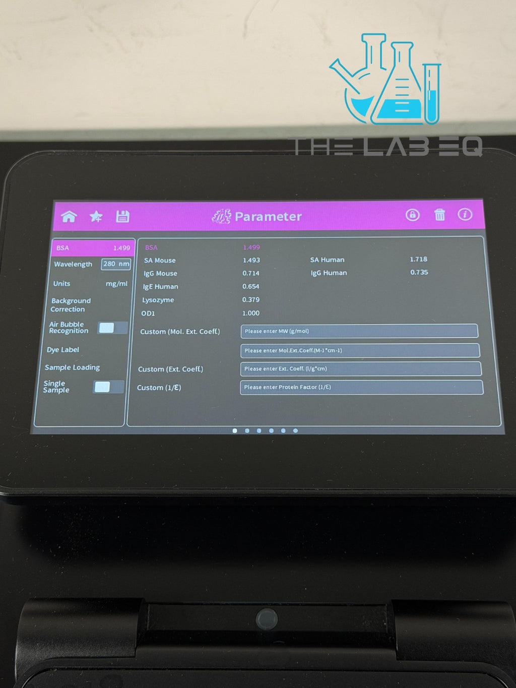 IMPLEN NanoPhotometer N120 Touch - UV/VIS Spectrophotometer w/Warranty