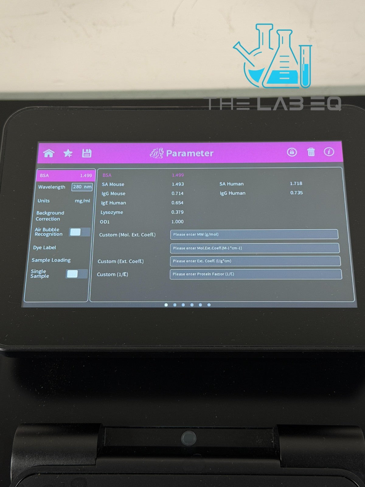 IMPLEN NanoPhotometer N120 Touch - UV/VIS Spectrophotometer w/Warranty