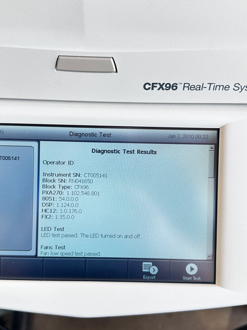 Bio-Rad C1000 Touch Thermal Cycler w CFX96 Optical Module w/laptop and software