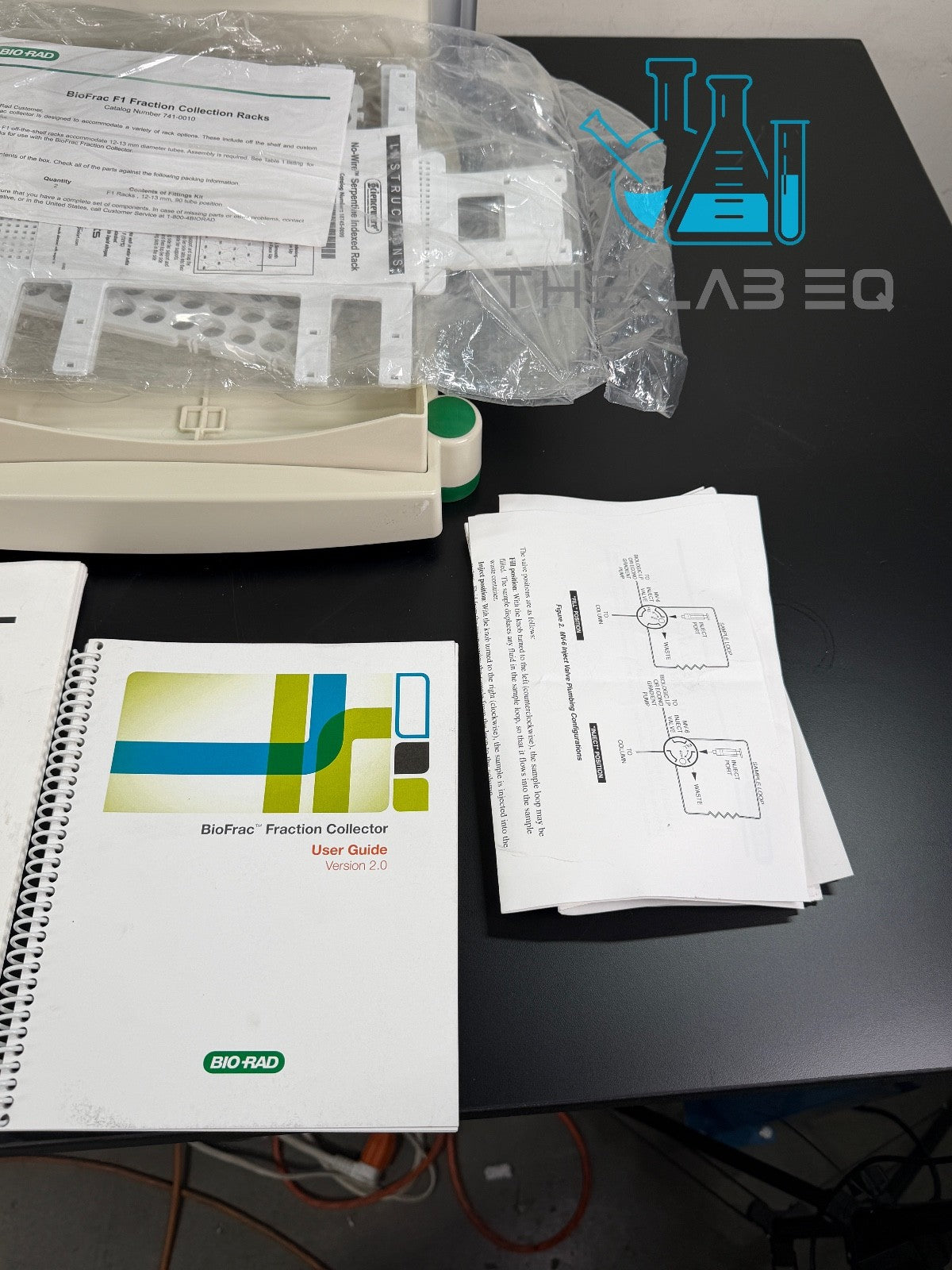 BioRad BioLogic DuoFlow 10 FPLC system with UV Detector w/ Extras