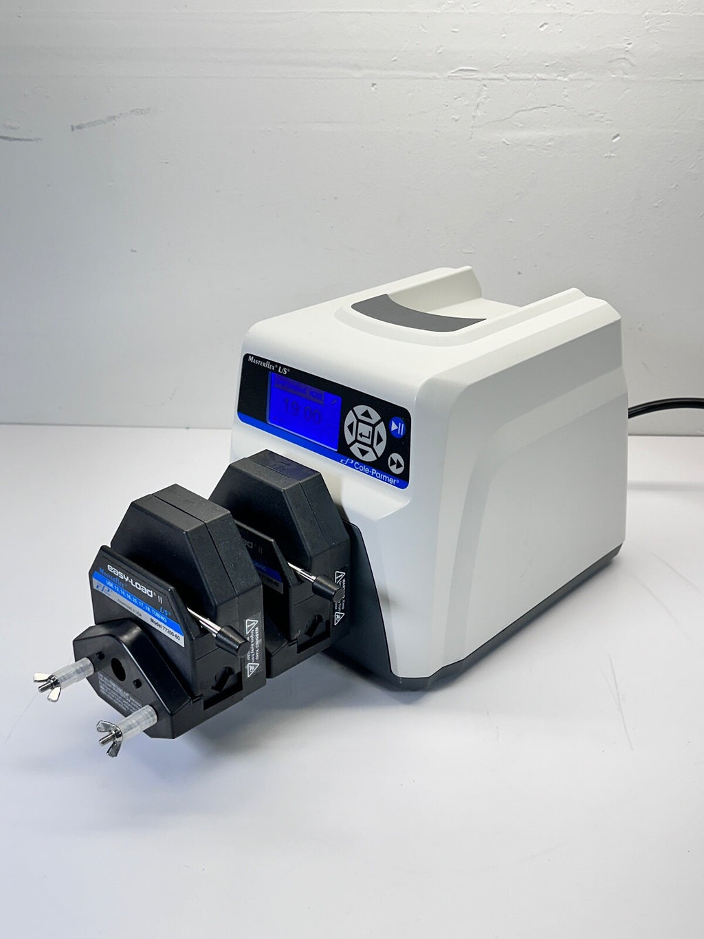 Cole-Parmer Masterflex Peristaltic Pump 7523-90 w/ 2x Easy-Load II Pump Heads