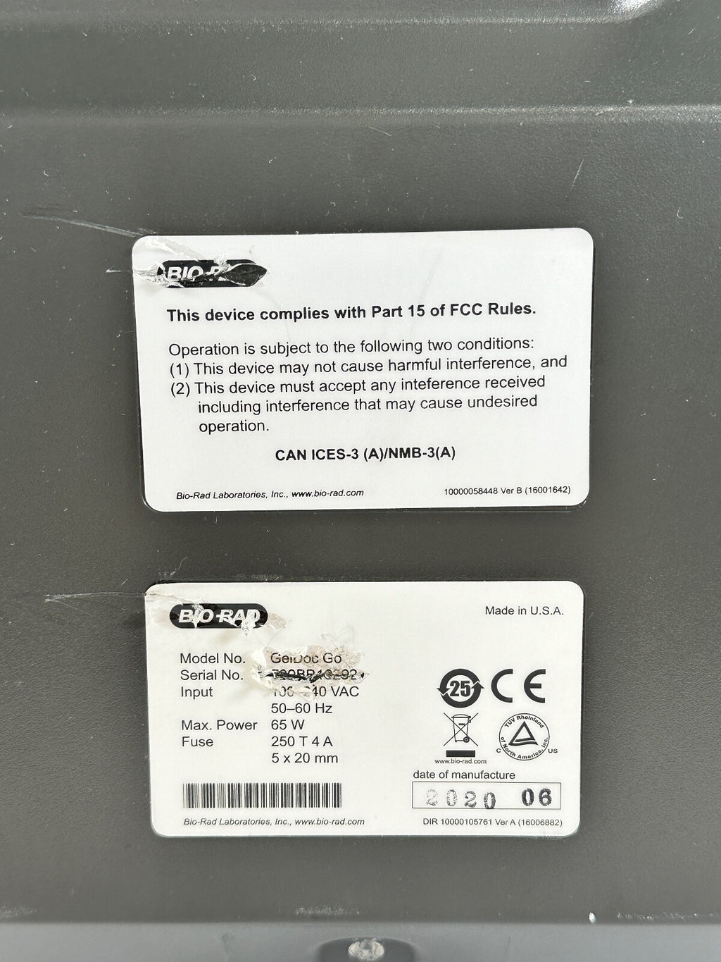 BIO-RAD GelDoc Go Imaging System ADMIN LOCKED w/ Warranty