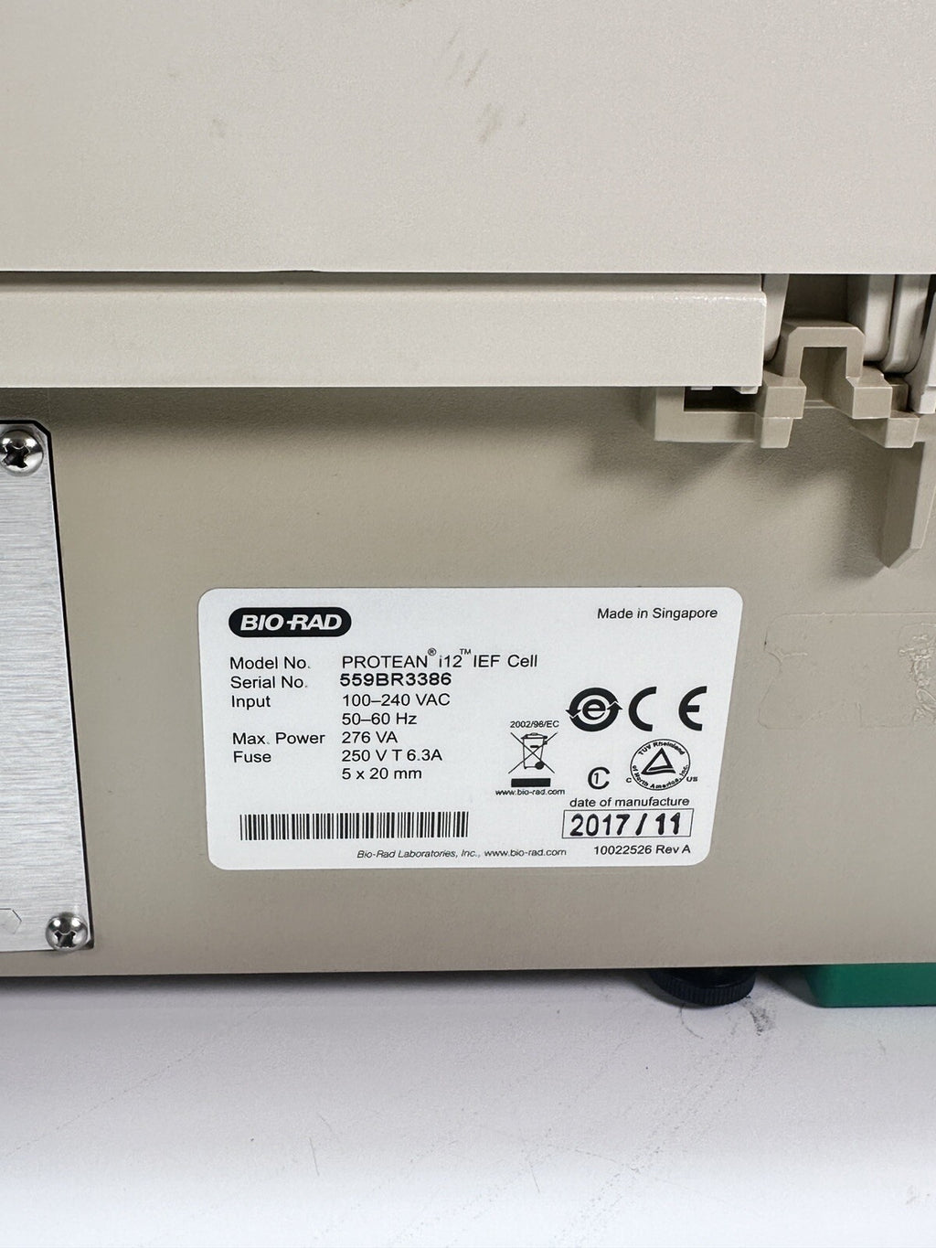 Bio Rad Protean i12 IEF Cell Isoelectric Focusing Protein System w/ Warranty