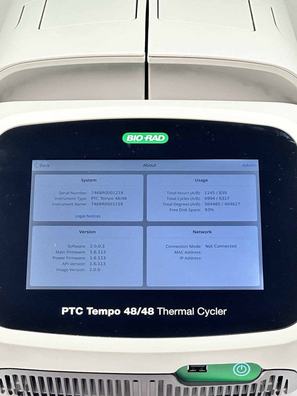 Bio-Rad Biorad PTC Tempo 48/48 Thermal Cycler 12015309 w/Warranty