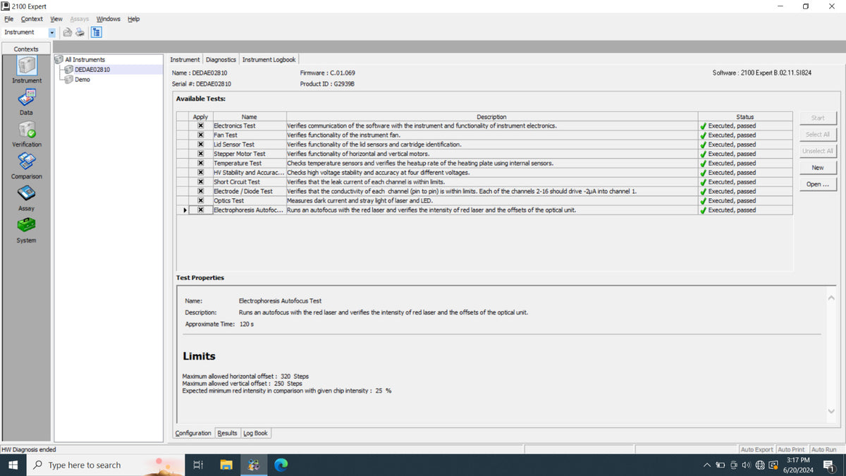 Agilent 2100 Bioanalyzer G2939B w/ laptop and software w/ Warranty