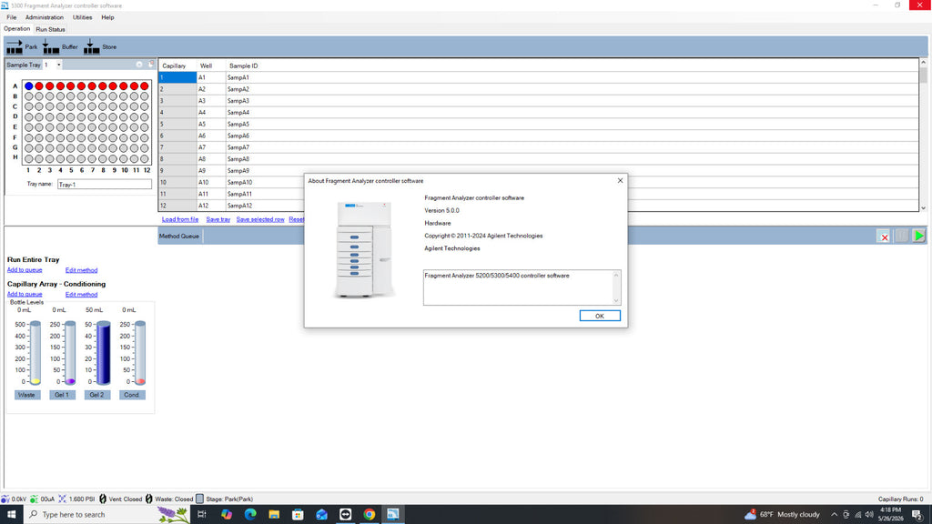 AATI Advanced Analytical Agilent Fragment Analyzer Automated CE System w/Comp