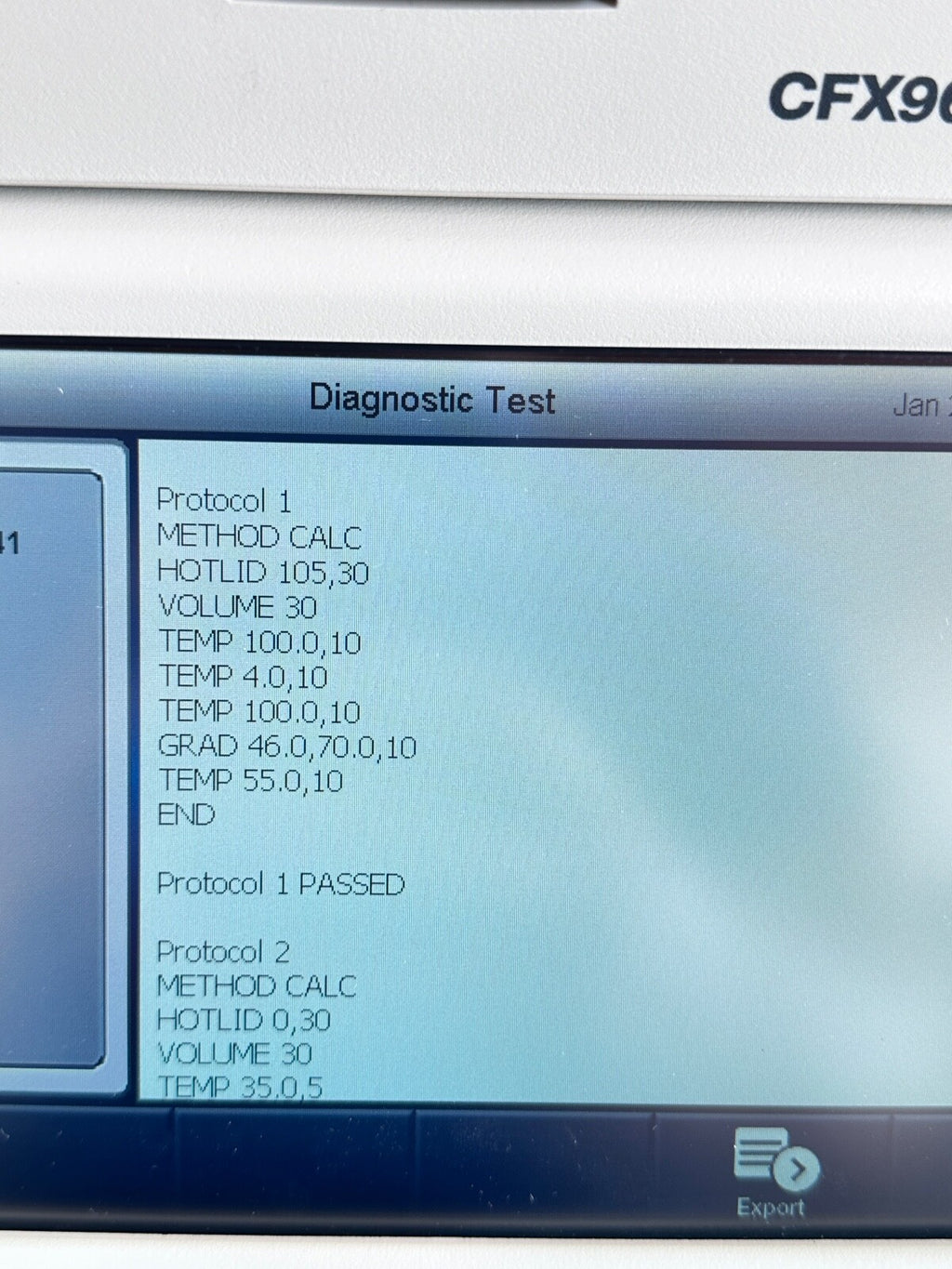 Bio-Rad C1000 Touch Thermal Cycler w CFX96 Optical Module w/laptop and software