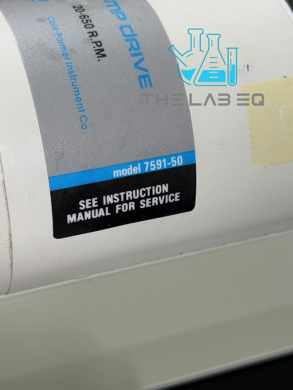 Masterflex I/P 7591-50 Peristaltic Pump Drive & 7591-60 High Capacity Controller