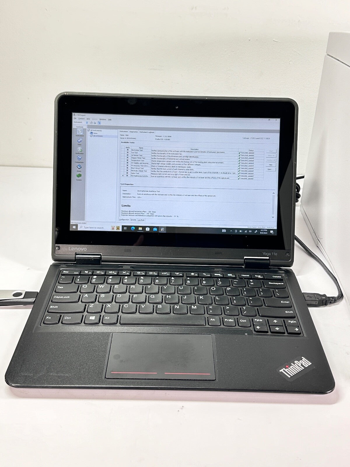 Agilent 2100 Bioanalyzer G2938C w/ laptop and software w/ Warranty