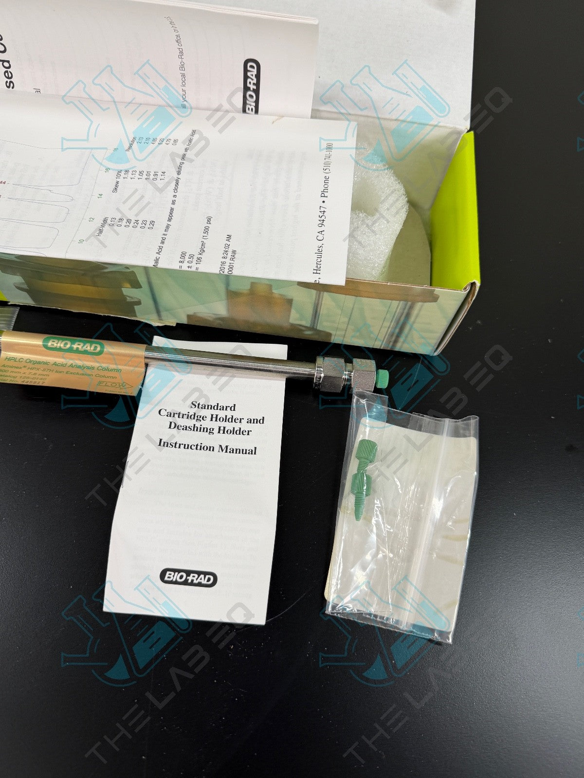 BioRad Aminex HPX-87H, 30 cm x 7.8 mm 8% Crosslinked HPLC Column, 125-0140
