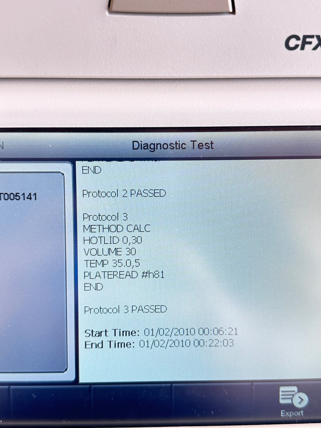 Bio-Rad C1000 Touch Thermal Cycler w CFX96 Optical Module w/laptop and software
