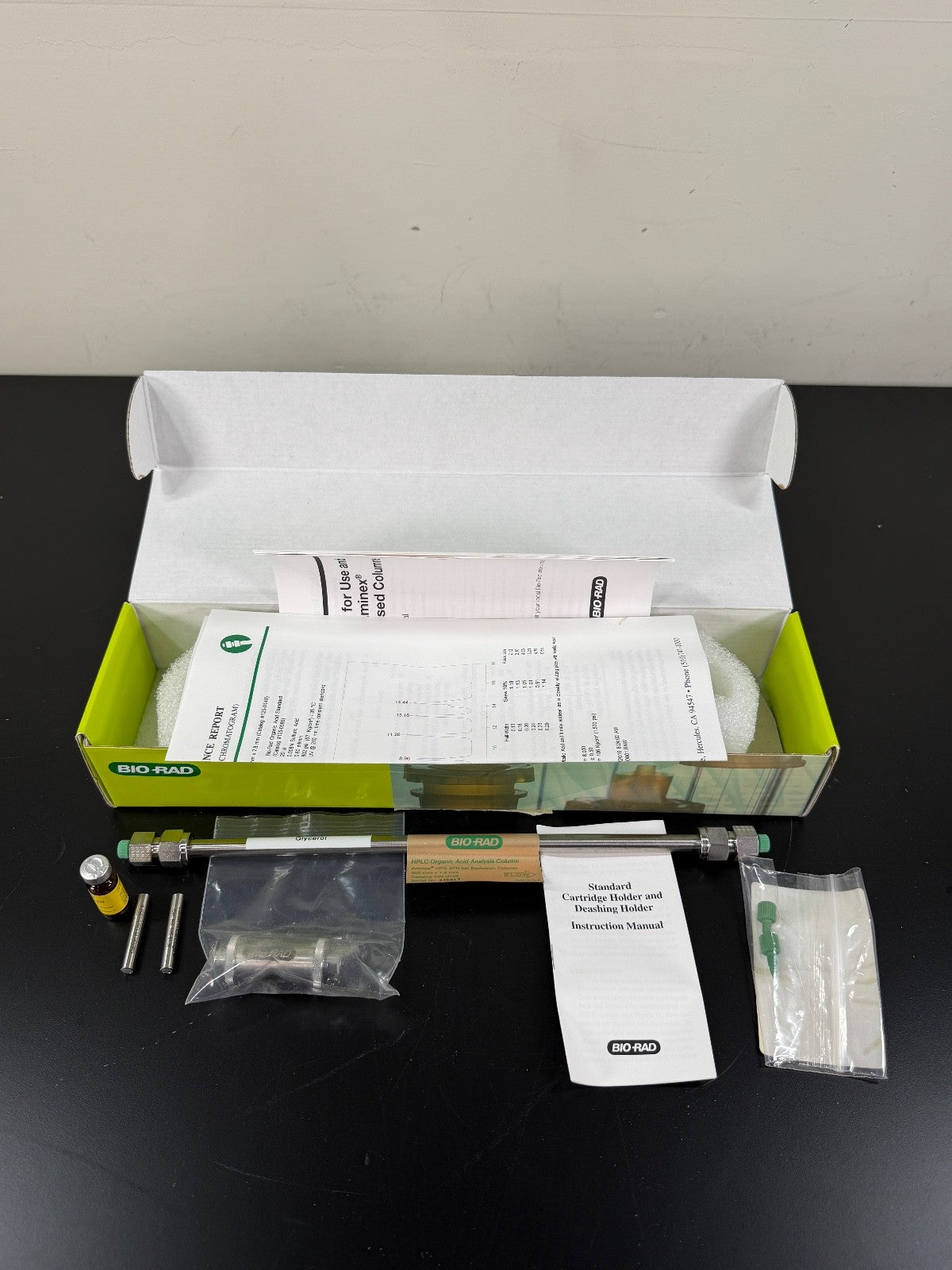 BioRad Aminex HPX-87H, 30 cm x 7.8 mm 8% Crosslinked HPLC Column, 125-0140